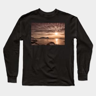 Golden Morning in Svolvær Long Sleeve T-Shirt